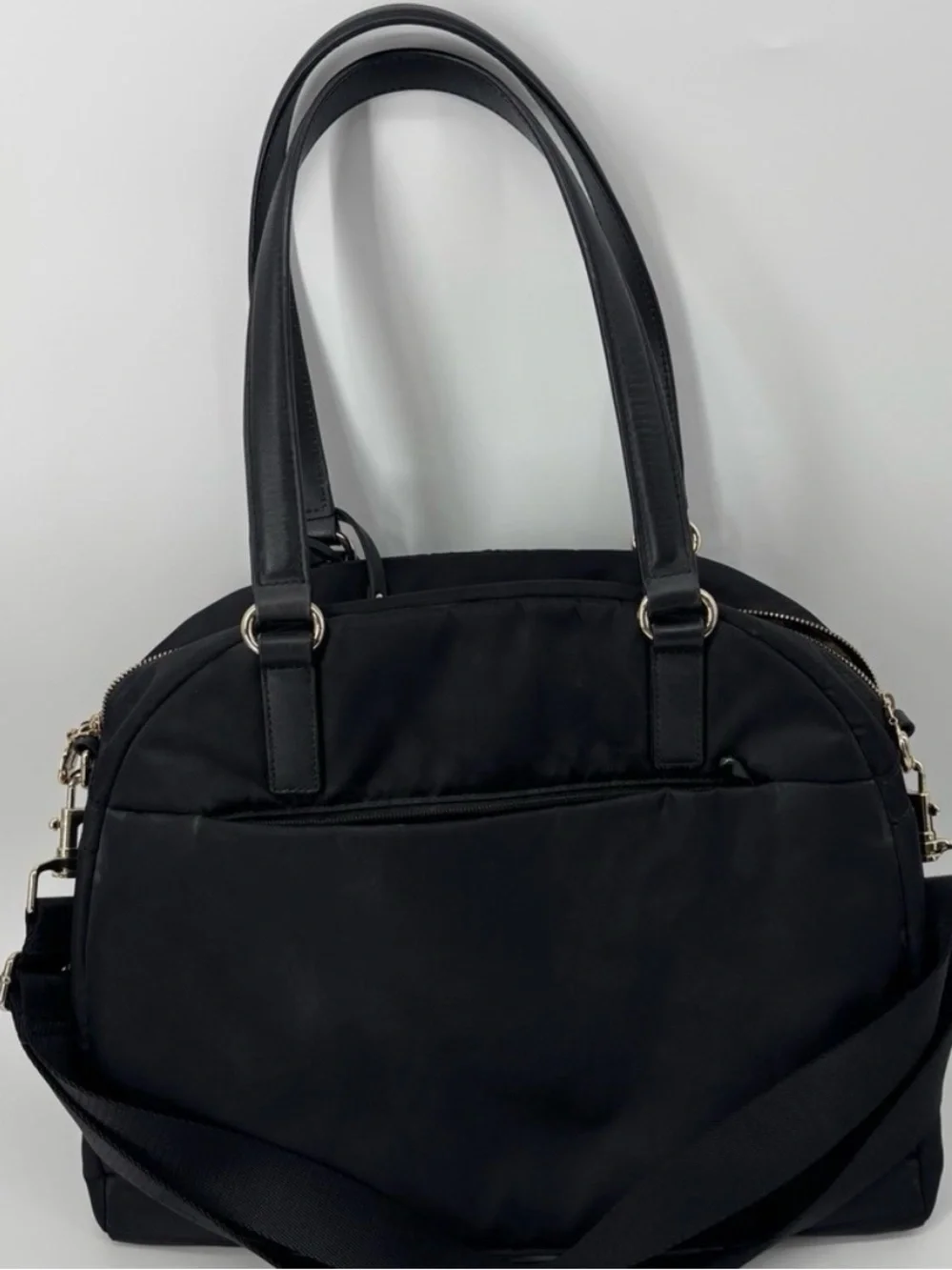 Lo & Sons O.G. Black Nylon Tote Travel Bag Carry All Carry-On Bag Laptop 13